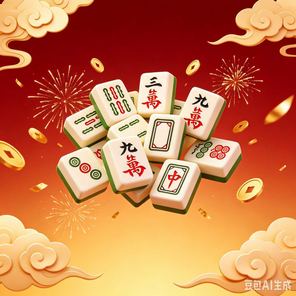 unique color mahjong tiles design